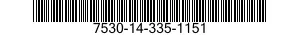 7530-14-335-1151  7530143351151 143351151