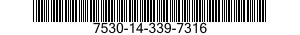7530-14-339-7316 PAPER,TELETYPEWRITER,ROLL 7530143397316 143397316