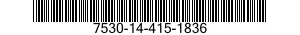 7530-14-415-1836 CARD,MAGNETIC,DATA RECORDING 7530144151836 144151836