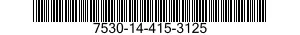 7530-14-415-3125 CARD,MAGNETIC,DATA RECORDING 7530144153125 144153125