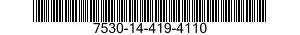 7530-14-419-4110 PAPER,GRAPH 7530144194110 144194110