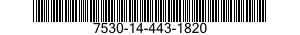 7530-14-443-1820 CARD,MAGNETIC,DATA RECORDING 7530144431820 144431820