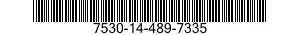 7530-14-489-7335 FORM,PRINTED 7530144897335 144897335