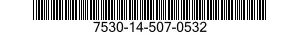 7530-14-507-0532 PAPER,RECORDING,FACSIMILE 7530145070532 145070532