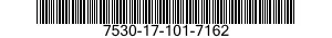 7530-17-101-7162 FORM,PRINTED 7530171017162 171017162