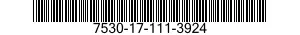 7530-17-111-3924 FORM,PRINTED 7530171113924 171113924