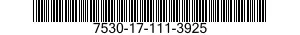 7530-17-111-3925 FORM,PRINTED 7530171113925 171113925