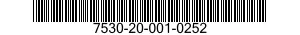 7530-20-001-0252 ENVELOPE,MAILING 7530200010252 200010252