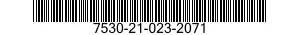 7530-21-023-2071  7530210232071 210232071