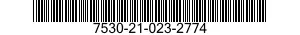 7530-21-023-2774  7530210232774 210232774