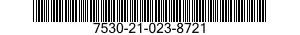 7530-21-023-8721 FORM,PRINTED 7530210238721 210238721