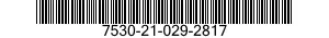 7530-21-029-2817 FORM,PRINTED 7530210292817 210292817