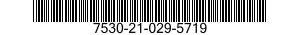 7530-21-029-5719 FORM,PRINTED 7530210295719 210295719