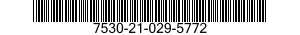 7530-21-029-5772 FORM,PRINTED 7530210295772 210295772