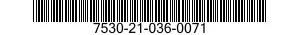 7530-21-036-0071  7530210360071 210360071