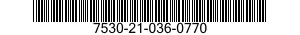 7530-21-036-0770  7530210360770 210360770