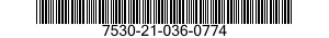 7530-21-036-0774  7530210360774 210360774