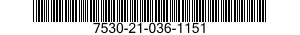 7530-21-036-1151  7530210361151 210361151