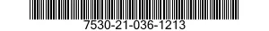 7530-21-036-1213  7530210361213 210361213