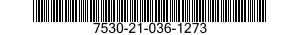 7530-21-036-1273  7530210361273 210361273