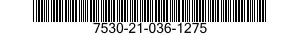 7530-21-036-1275  7530210361275 210361275