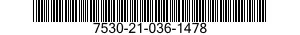 7530-21-036-1478  7530210361478 210361478