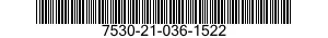 7530-21-036-1522  7530210361522 210361522