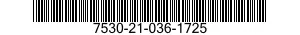 7530-21-036-1725  7530210361725 210361725