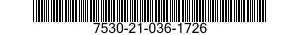 7530-21-036-1726  7530210361726 210361726