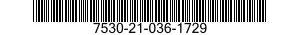 7530-21-036-1729  7530210361729 210361729