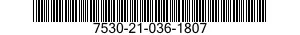 7530-21-036-1807  7530210361807 210361807