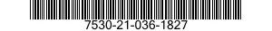 7530-21-036-1827  7530210361827 210361827