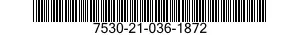 7530-21-036-1872  7530210361872 210361872