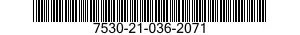 7530-21-036-2071  7530210362071 210362071