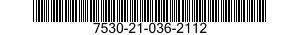 7530-21-036-2112 FORM,PRINTED 7530210362112 210362112
