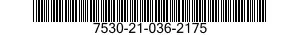 7530-21-036-2175  7530210362175 210362175