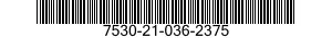 7530-21-036-2375  7530210362375 210362375