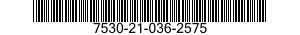 7530-21-036-2575  7530210362575 210362575