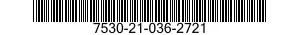 7530-21-036-2721  7530210362721 210362721