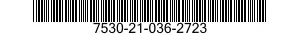 7530-21-036-2723  7530210362723 210362723