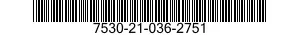 7530-21-036-2751  7530210362751 210362751