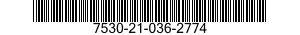 7530-21-036-2774  7530210362774 210362774