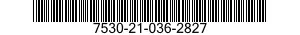 7530-21-036-2827  7530210362827 210362827