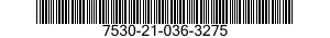 7530-21-036-3275  7530210363275 210363275