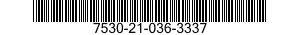 7530-21-036-3337 FORM,PRINTED 7530210363337 210363337