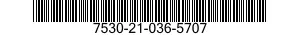 7530-21-036-5707 FORM,PRINTED 7530210365707 210365707