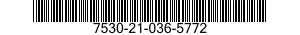 7530-21-036-5772 FORM,PRINTED 7530210365772 210365772