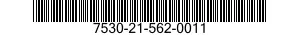 7530-21-562-0011  7530215620011 215620011
