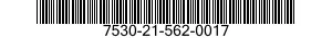 7530-21-562-0017  7530215620017 215620017