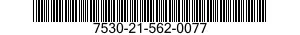 7530-21-562-0077  7530215620077 215620077